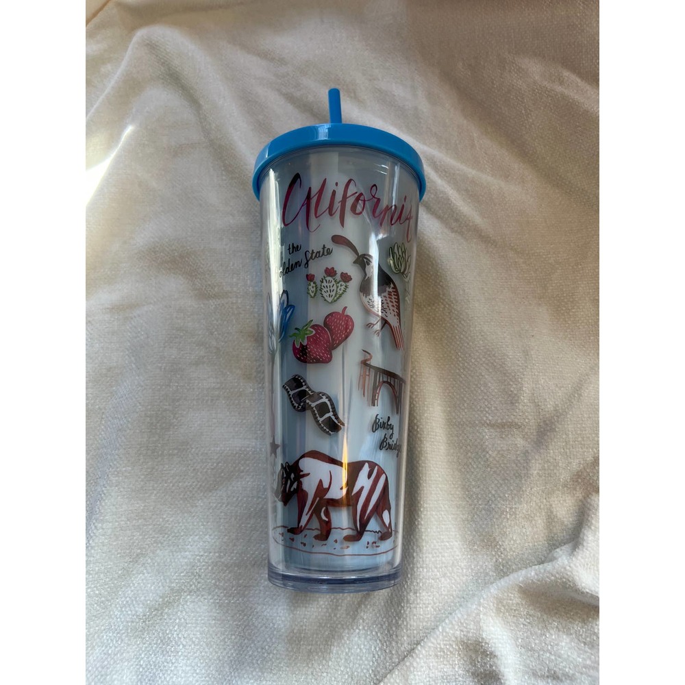 Starbucks California Venti Cold Cup Traveler Tumbler New
